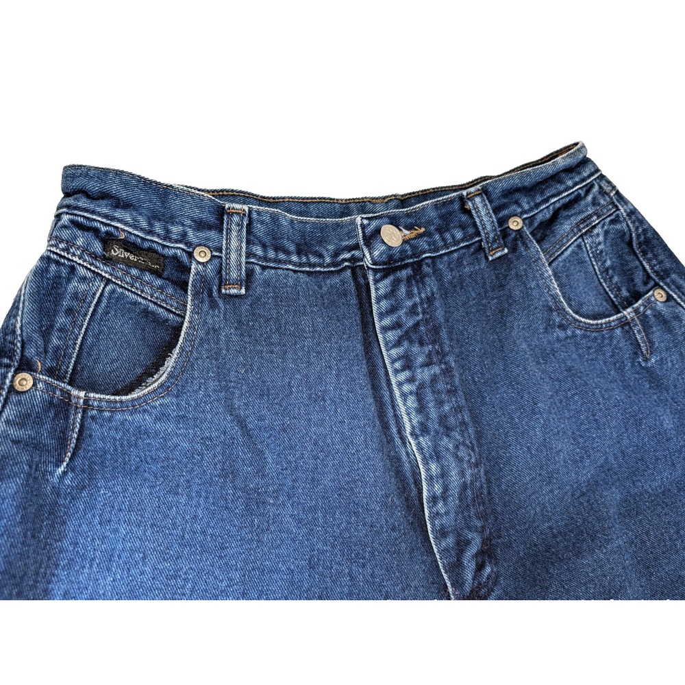 Vintage Wrangler Silverlake Jeans Womens Dark Blue High-Waisted Western Yoke 36